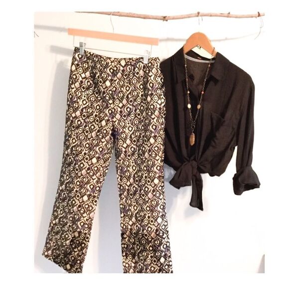 𝅺FREE People Mod Crop Bootcut Pants - Picture 1 of 7
